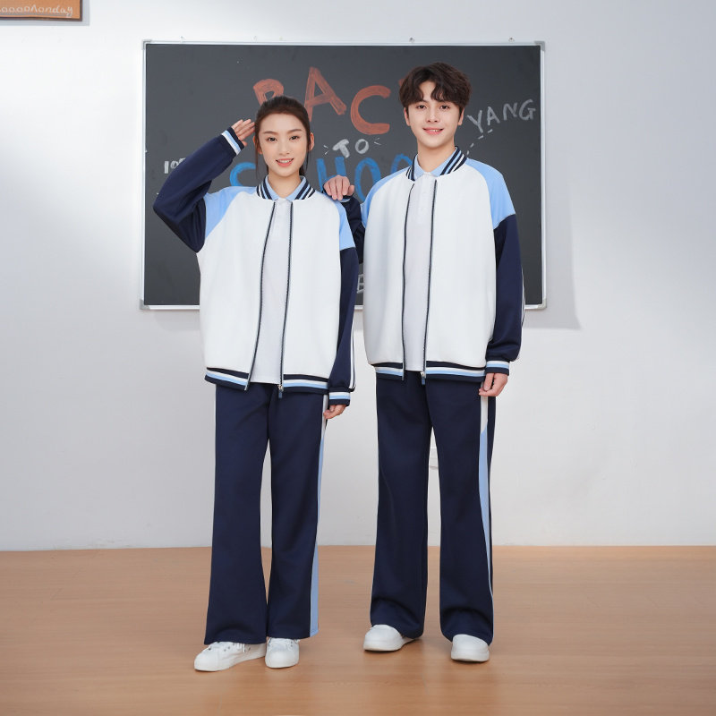 江西省南昌市青山湖区高中校服班服幼儿园服运动服套装两件套图片