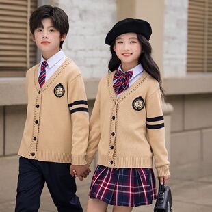 幼儿园园服新生春秋冬装四件套夏季大合唱教师表演校园风运动装