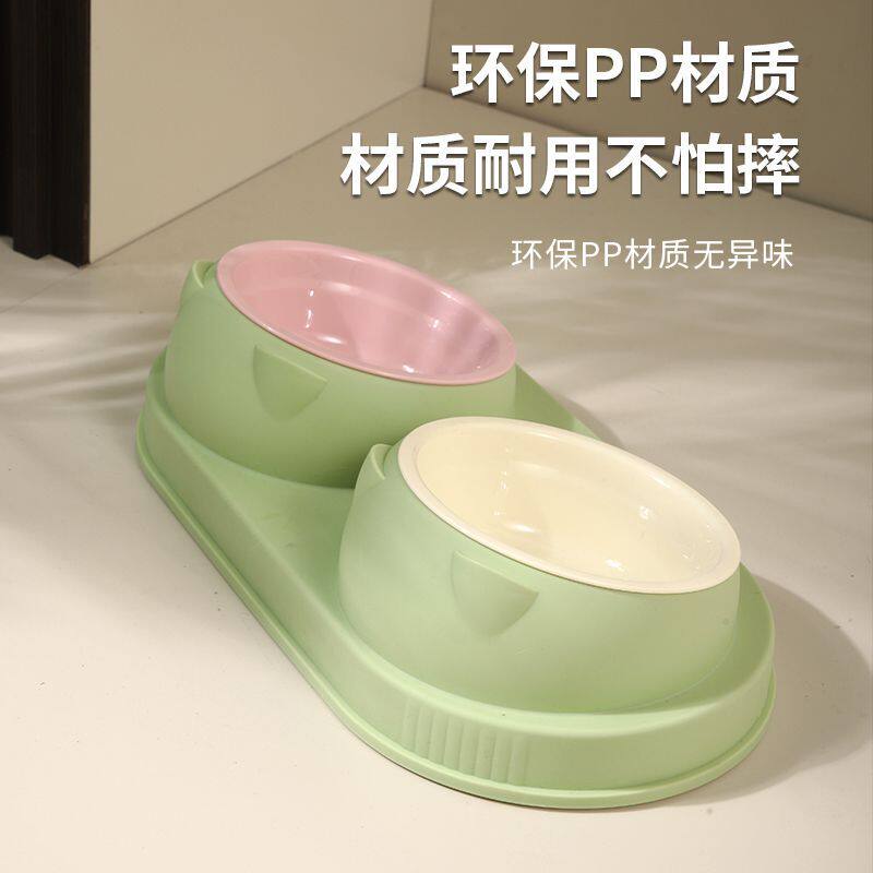 小狗专用碗马卡龙撞色双