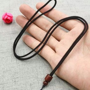 项链编织绳半成品可穿吊坠脖子红木桶项链绳DIY编织玉饰毛衣链批