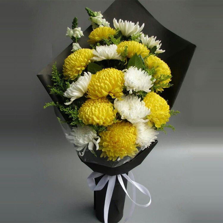 长沙株洲郴州湘潭鲜花清明节黄菊花上坟祭奠扫墓哀悼岳阳衡阳浏阳