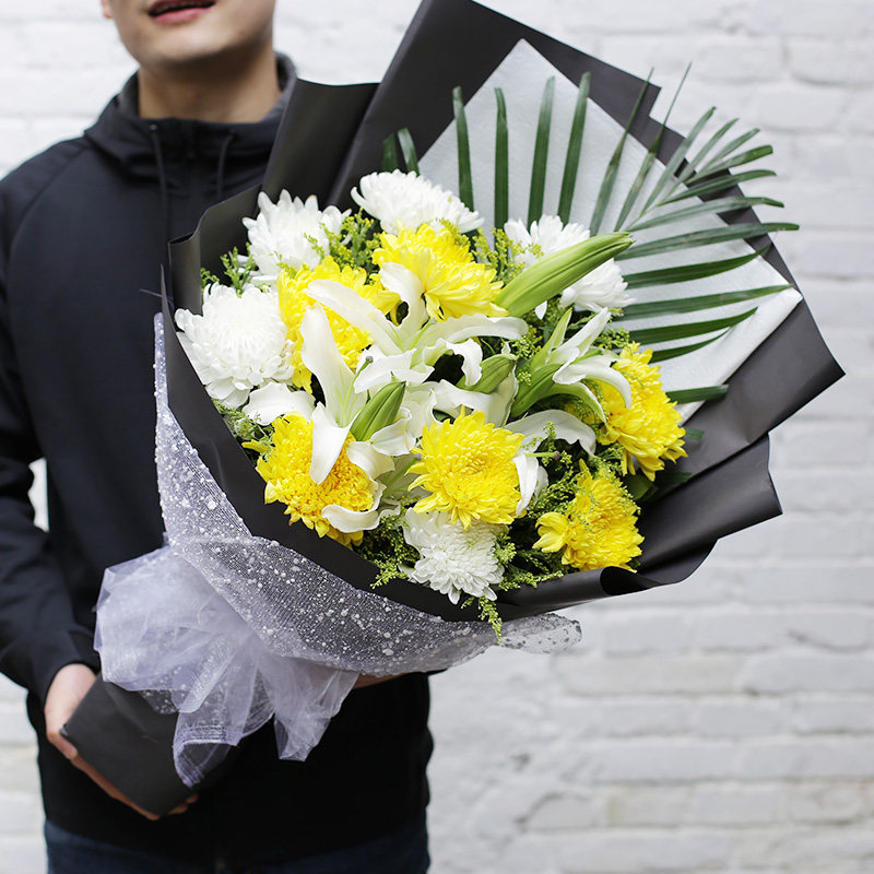 清明节扫墓祭祀天津同城鲜花速递图片