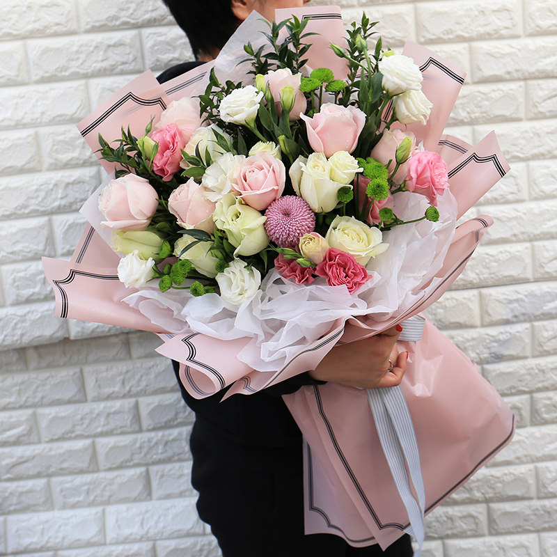 情人节创意混搭绣球向日葵红玫瑰礼盒南京鲜花速递同城配送花上门