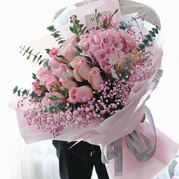 长沙同城速递生日妇女节混搭花束