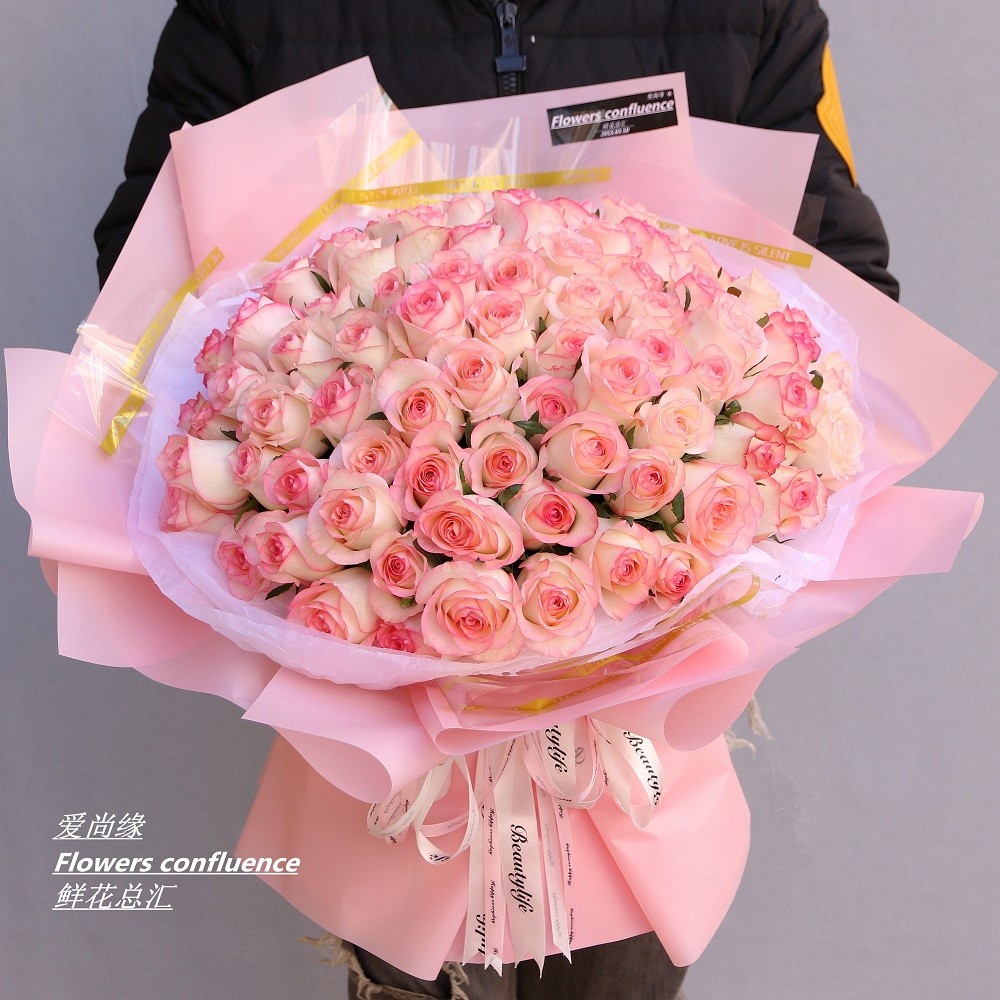 武汉鲜花同城速递99朵玫瑰花洪山武昌汉口汉阳硚口江夏花店送花