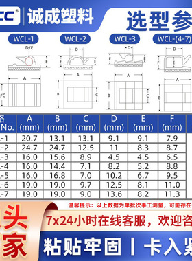 WCL系列自粘式固定座扎带线夹固定器线卡电线整理阻燃耐腐免打孔