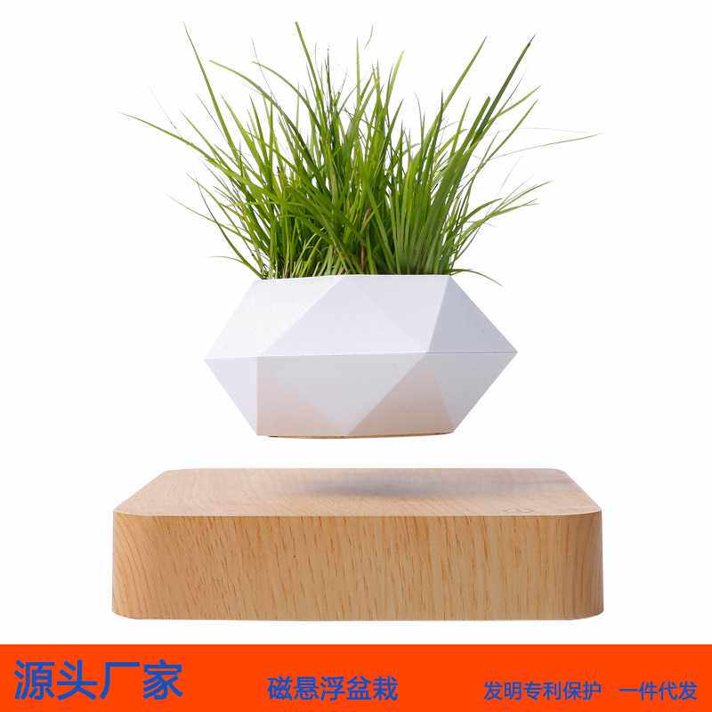 磁悬浮盆栽创意礼品家具摆件DIY花盆悬浮空中盆栽厂家供货