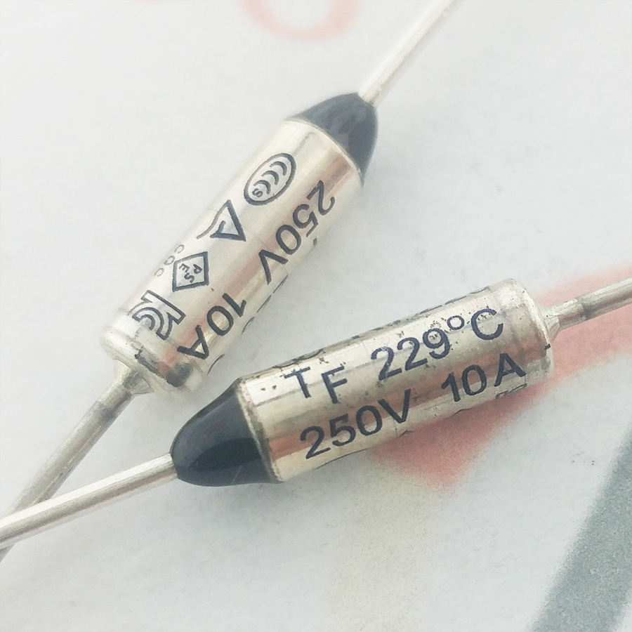 SANYUAN温度保险丝 三元热熔断丝 229度 250V10A RY-229