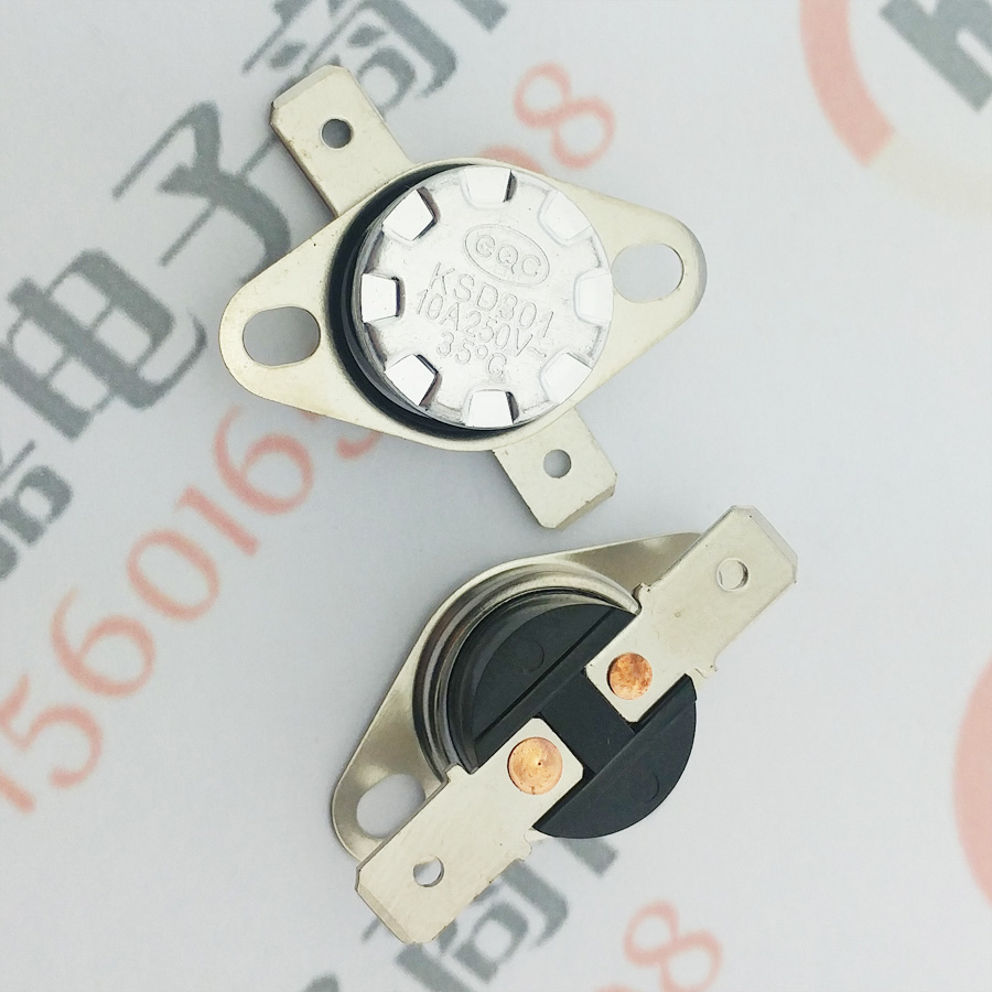 KSD301 温控开关器温度控制器 常开35度 温度保护器