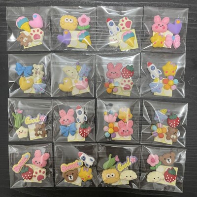 水杯贴纸3d立体贴 保温杯贴纸3D公仔立体树脂扣 diy冰箱 手机贴