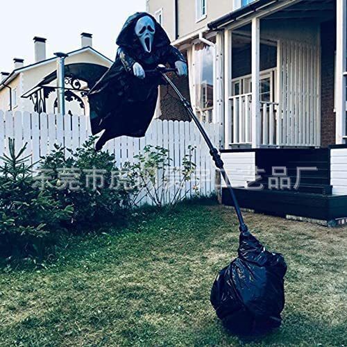 爆款Scream ScareCrow万圣节惊声尖叫幽灵稻草人草田驱鸟恐怖稻草