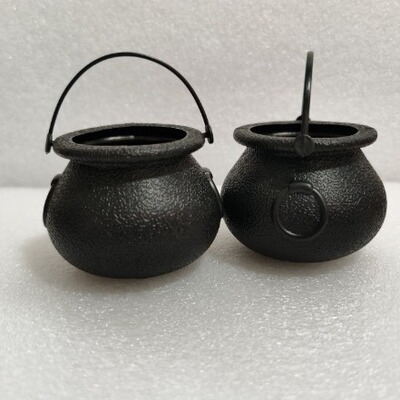 现货散装7cm多色小桶万圣节圣特帕里克节日摆件