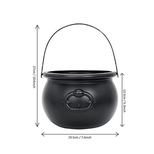 19.5cm黑色巫婆桶多种包装糖果桶女巫罐万圣节圣帕特里克现货