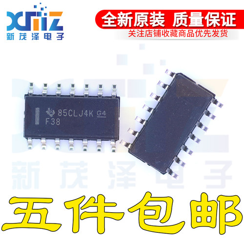 SN74F38DR SN74F38D SN74F38 丝印F38 SOP14 全新原装芯片 可直拍