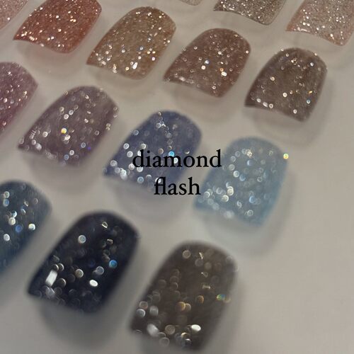日本enoi碎钻胶 美甲闪钻甲油胶F23-F42 Enoi dIamond flash糖果