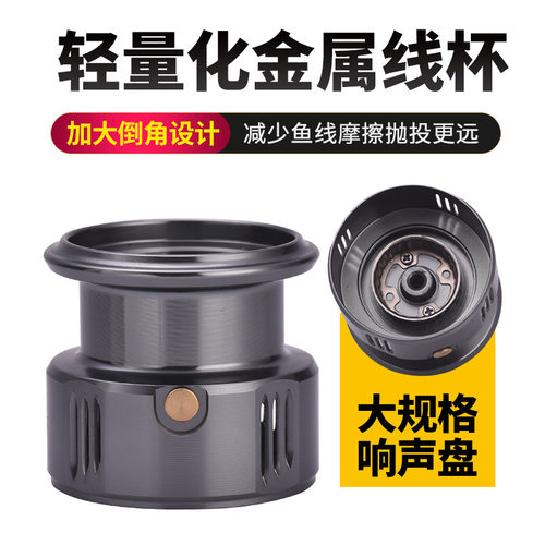 优选科美龙国产斯泰拉浅线杯微物无间隙斜口滑漂远投打黑路亚杆纺