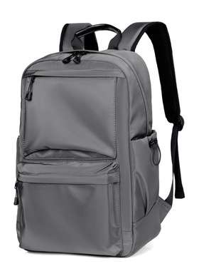 新品 旅行双肩包男士户外旅游大学生书包潮流简约背包一件