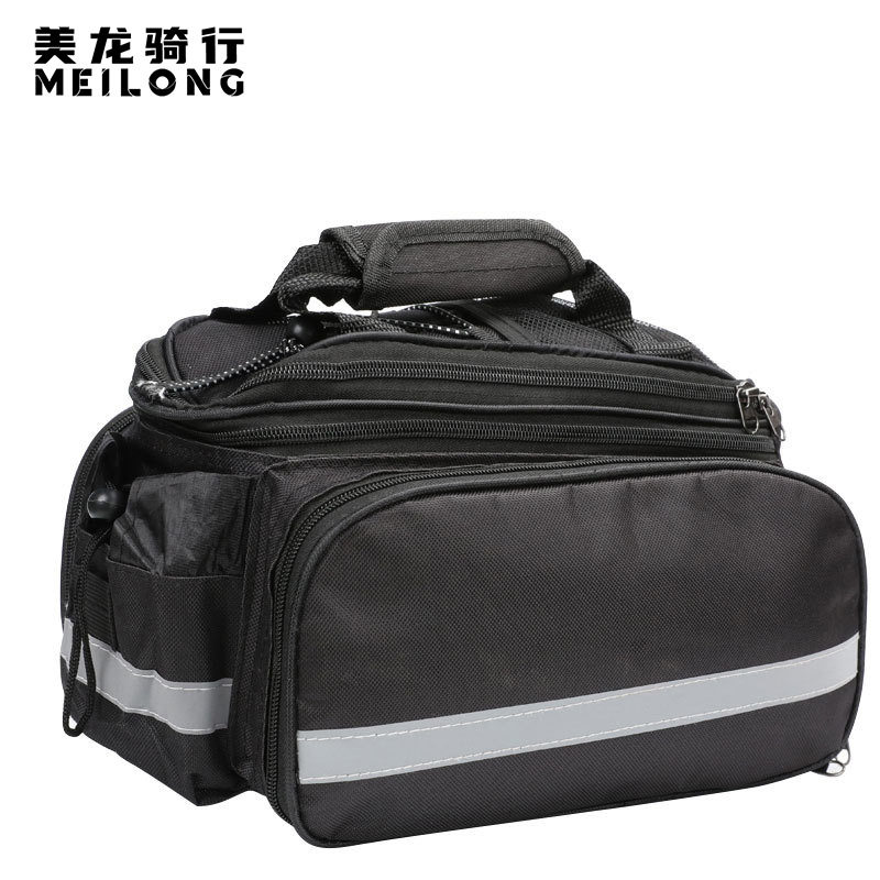 新款 山地自行车中驮包 单车后货架包 骑行装备 带雨罩 无标