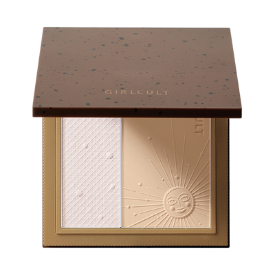 Girlcult双色粉饼定妆粉饼