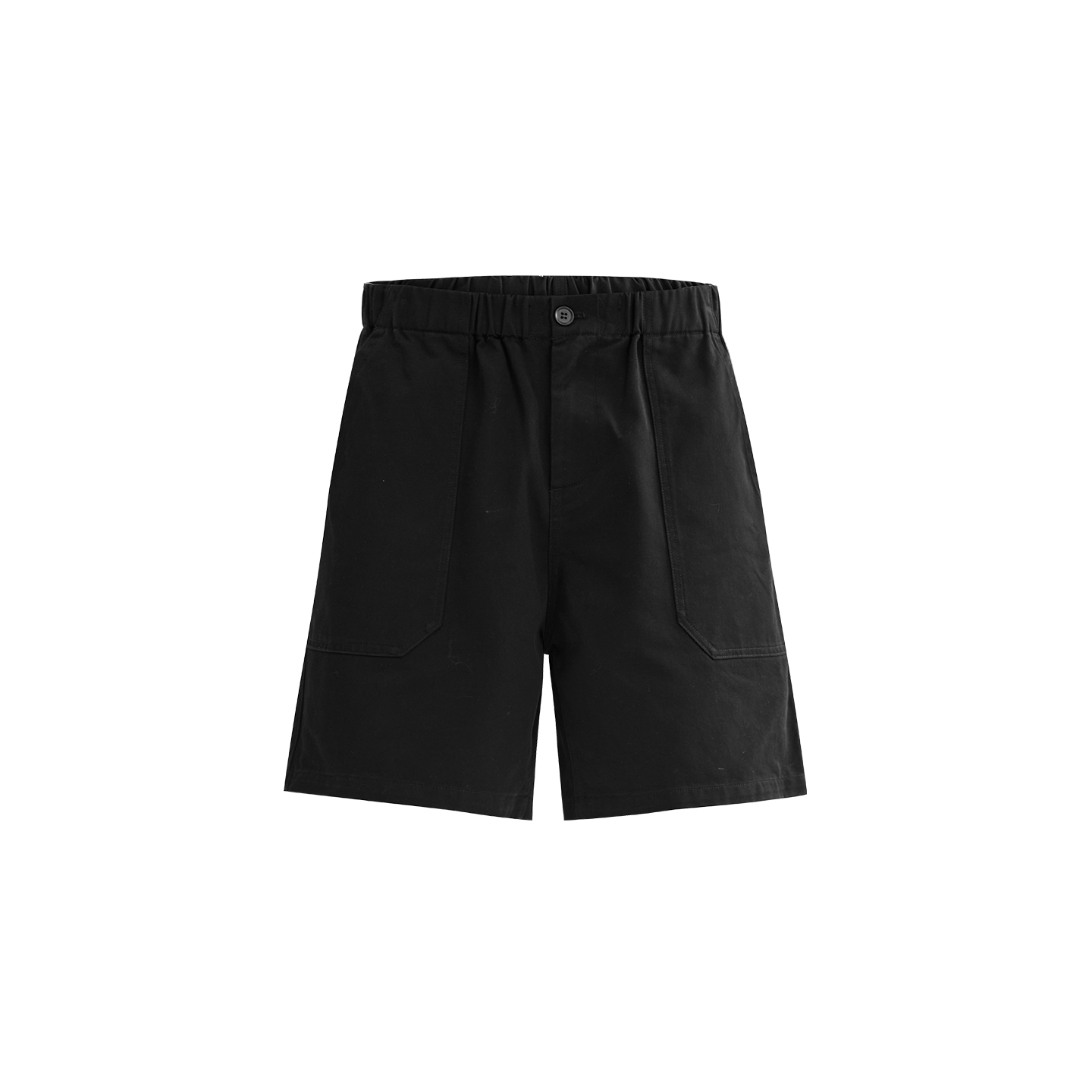 REDCHARCOAL/红炭纯色经典基础短裤男夏季新款纯棉宽松休闲五分裤