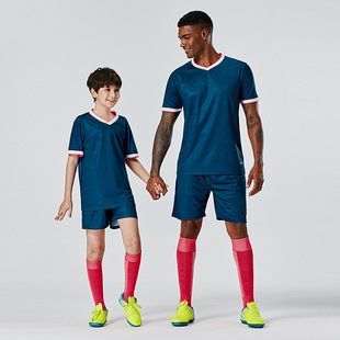 足球衣服小学生训练比赛队服印制 足球服套装 少儿成人透气快干短袖