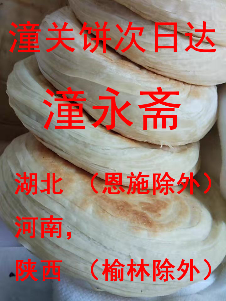 老潼关千层饼肉夹馍饼胚饼坯潼永斋潼关饼陕西饼子食品速食烧饼