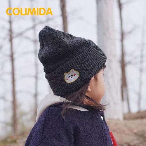 colimida针织原顶毛线帽