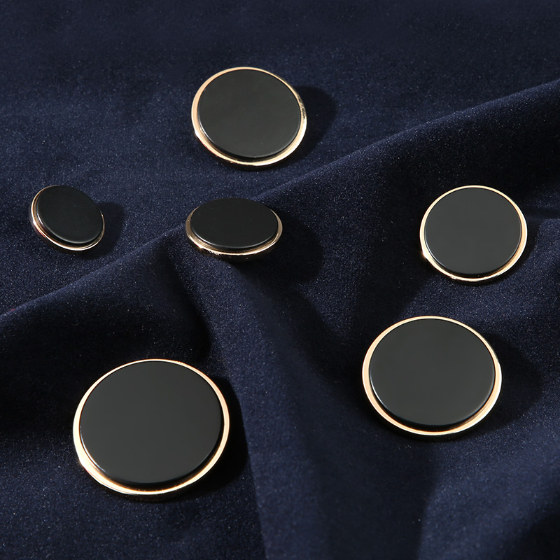 黑色西服裤子纽扣百搭圆形大衣风衣高档扣子女儿童西服毛衣钮扣男