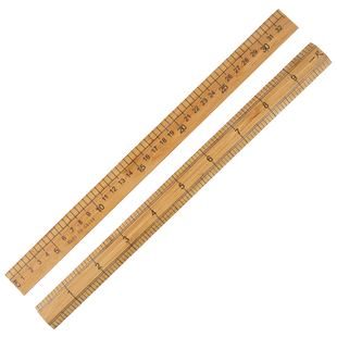 山竹尺子测量衣服竹尺老式裁缝量衣量布市尺工具裁衣直尺木尺30cm