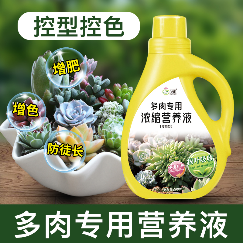 官方推荐多肉专用营养液控型上色