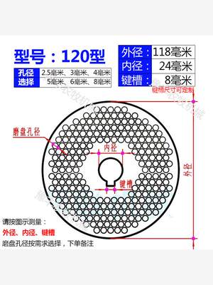 饲料颗粒机磨盘模板125/150/160/210/230/260/300压盘制粒配件