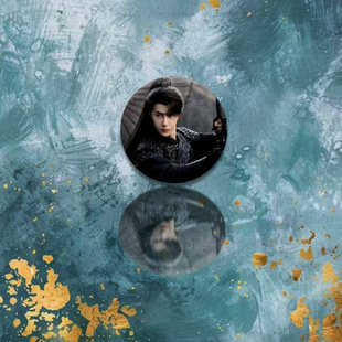 王一博周边单人吧唧装饰追风者人鱼明星徽章背包挂饰闺蜜送礼物