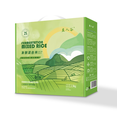 益人谷益生菌发酵25谷杂粮米礼盒