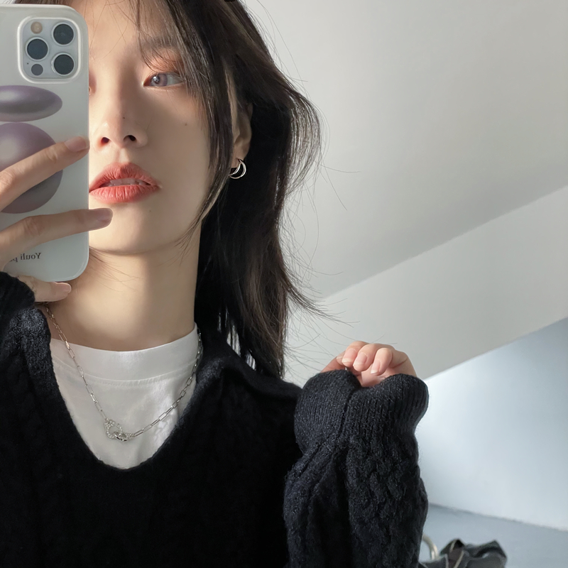 耳钉2025年新款潮耳夹无耳洞小众设计感高级感女耳环纯银针耳饰夏