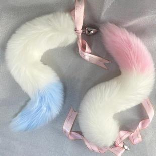 肛赛尾巴猫新手迷你尾巴缸塞可拆卸插件女狗大号惩罚狐狸塞子性感