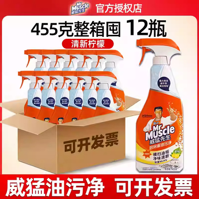 威猛先生厨房重油污净强力去污清洁去渍家用12瓶整箱酒店餐厅批发