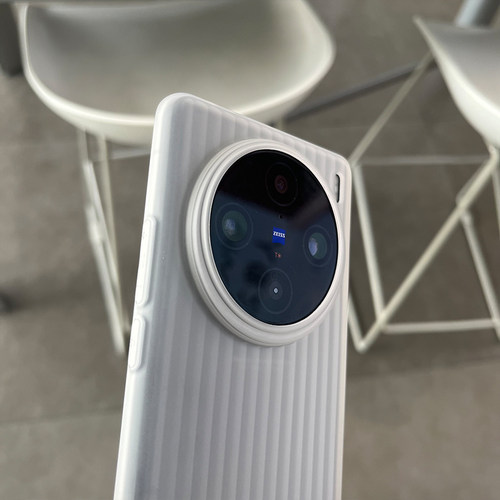 适用于x100s手机壳vivo软壳行李箱波纹款x100spro个性潮款磨砂网红轻薄简约防滑防摔大孔透明保护壳