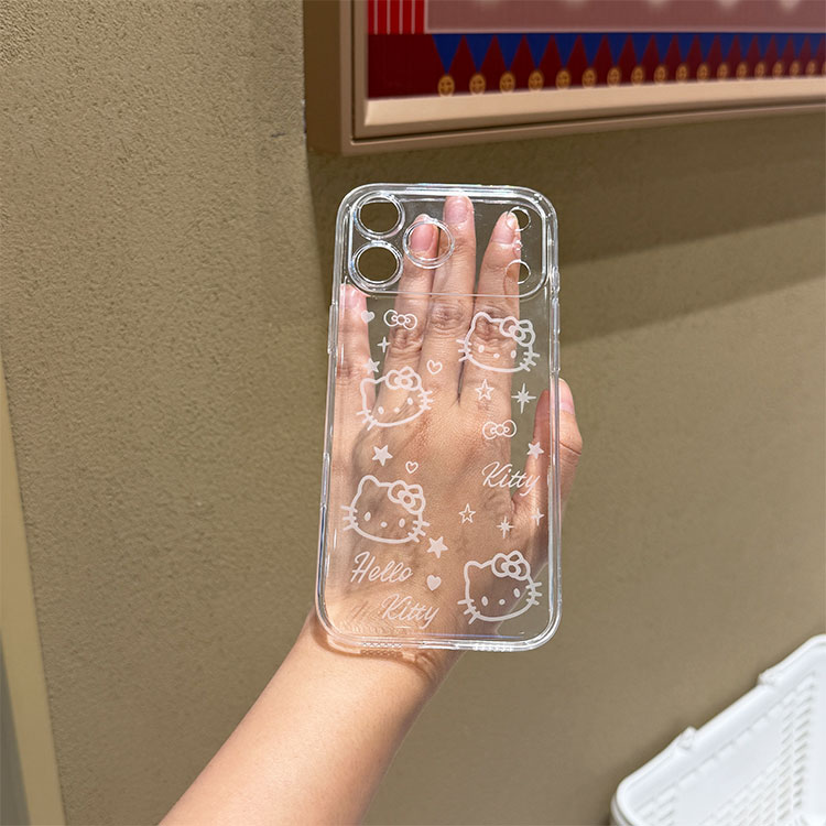 适用于苹果17手机壳包拍照键可爱少女KT猫镜头保护圆润轻薄iphone17pro保护套苹果16PROMAX
