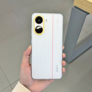 个性创意行李箱波纹软壳适用红米Turbo4手机壳简约全包透明肤感保护壳