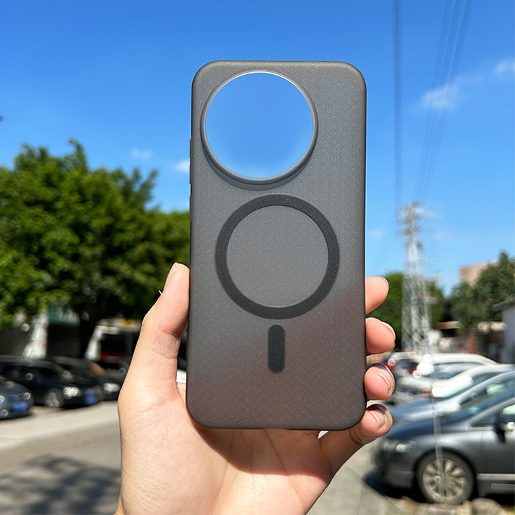 适用真我GT8Pro手机壳磁吸软壳magsafe车载支架无线充强磁纹理防滑gt8保护壳pro