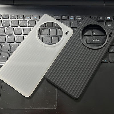 适用于x200手机壳vivo软壳瓦楞纹x200pro个性潮款磨砂网红轻薄简约防滑防摔大孔透明保护壳