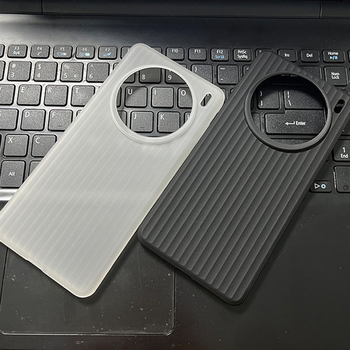 适用于x200手机壳vivo软壳瓦楞纹x200pro个性潮款磨砂网红轻薄简约防滑防摔大孔透明保护壳