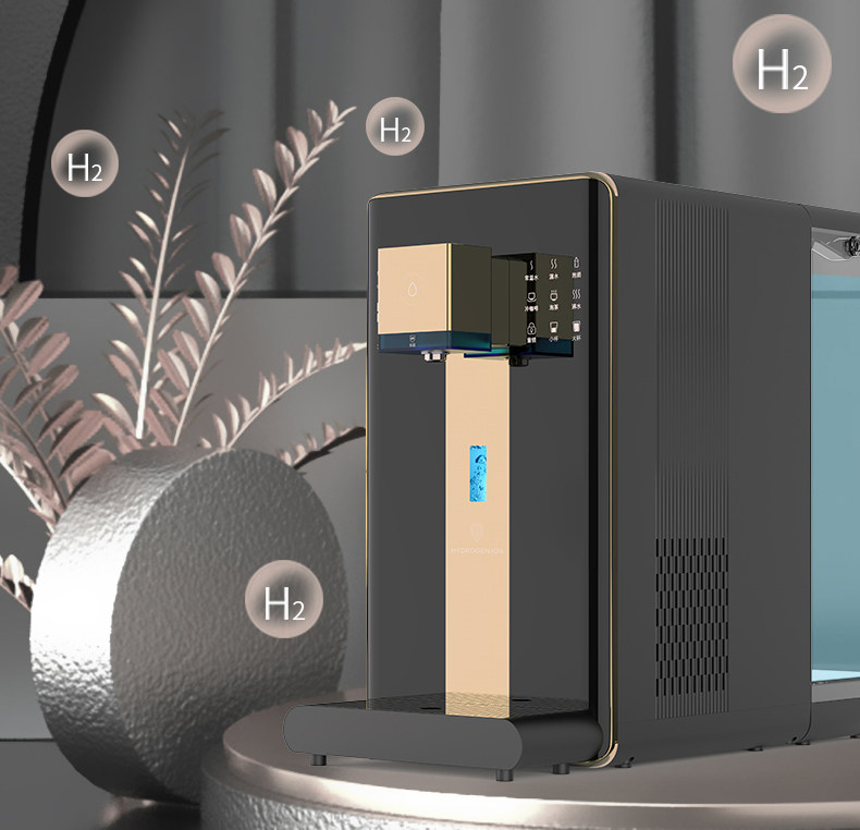 皇帝尼富氢水净水器一体机冷热直饮台式家用净水机反渗透制氢电解