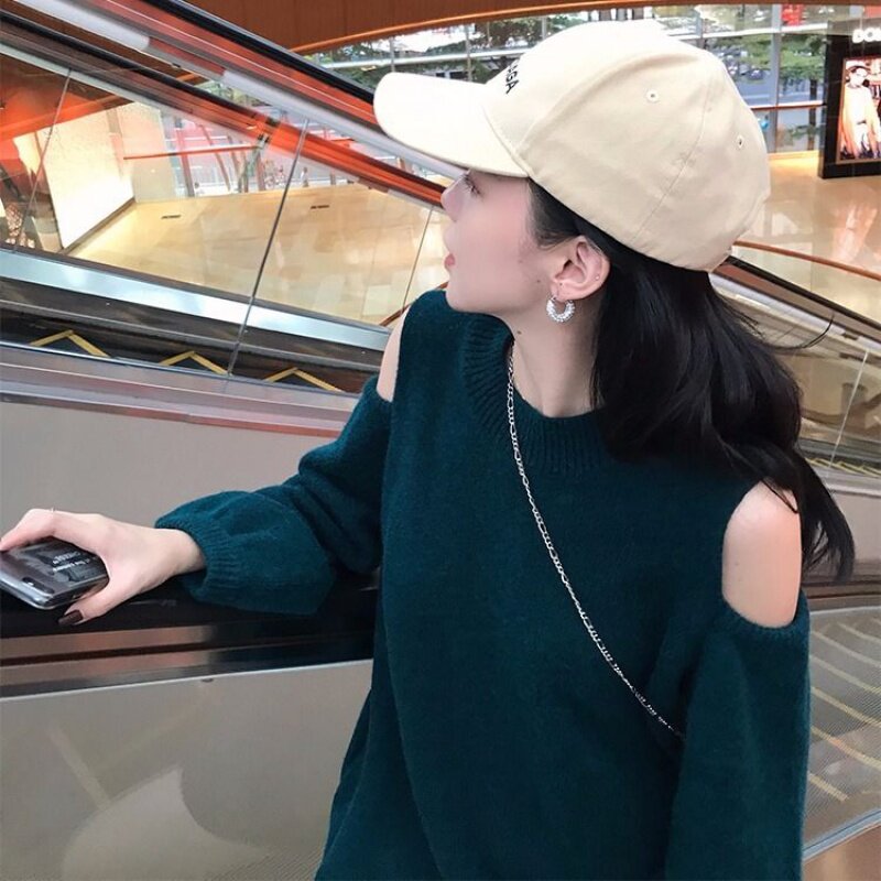 很仙的懒惰风毛衣女中长款慵懒风宽松外穿秋冬季套头百搭针织衫潮|ruв категории плесень играть/Аниме/вокруг/cos/настольные игры, Косплей одежды/реквизит/услуги, Косплей женской одежды - от Buy2taobao.com для оказания профессиональной услуги покупки агента Taobao