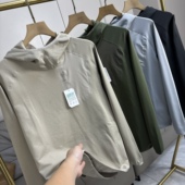 平替牛货 户外运动休闲薄绒连帽卫衣 男士 阳离子吸湿透气 秋季