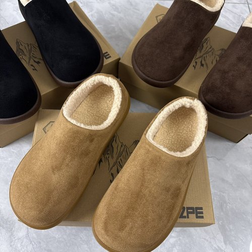 皮毛一体全包小土豆博肯鞋男士冬季防滑保暖防滑懒人一脚蹬雪地靴