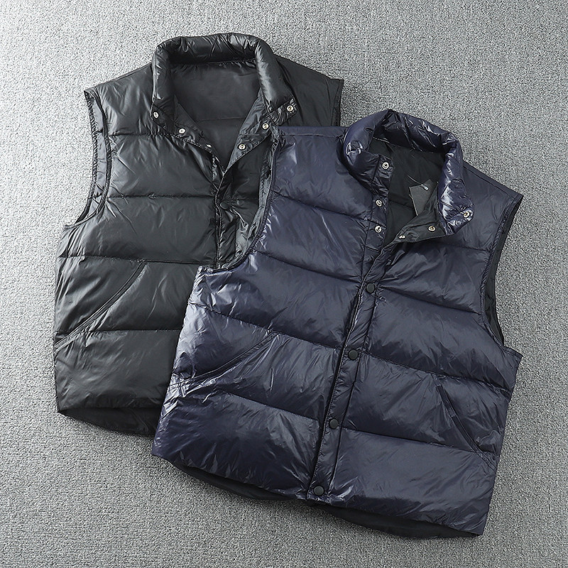 蓬松保暖不钻绒！外贸男装尾货户外防水时尚立领休闲羽绒马甲坎肩,男装,常规马甲,淘宝优惠券,粉丝福利购,淘宝优惠卷