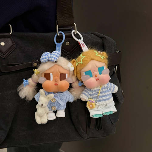 CRYBABY哭娃衣服度假Vacation搪胶毛绒沙滩小憩咕噜毛衣小熊娃衣