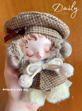 适用于泡泡玛特Labubu衣服sp娃衣搪胶毛绒公仔娃衣服SP光织园娃衣