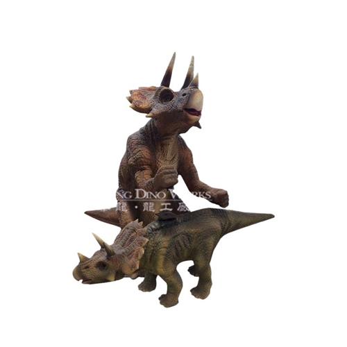 景区商场游乐园恐龙园摆设装饰仿真恐龙模型仿真卡通盖章龙模型.